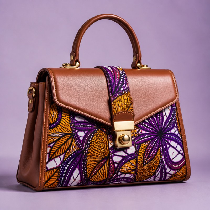 Sac à main élégant artisanal africain